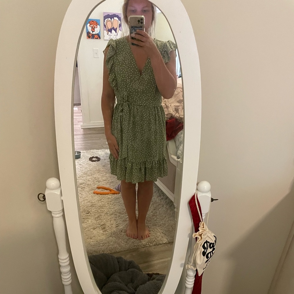 Sage dress
